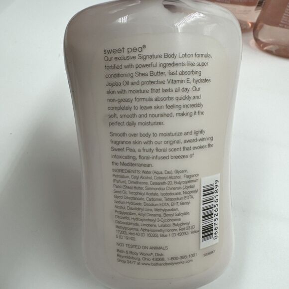 Bath & Body Works Sweet Pea Body Lotion & 2 Shower Gels - Picture 6 of 11